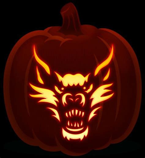 Werewolf | Pumpkin Patterns | Pumpkin carving, Halloween outside, Pumpkin