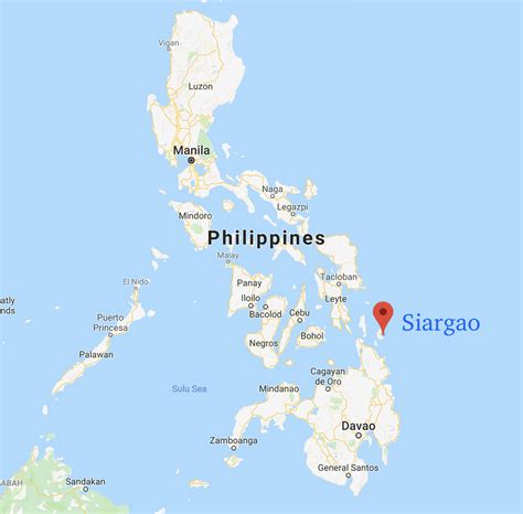 Siargao Island Philippines Map – NBKomputer