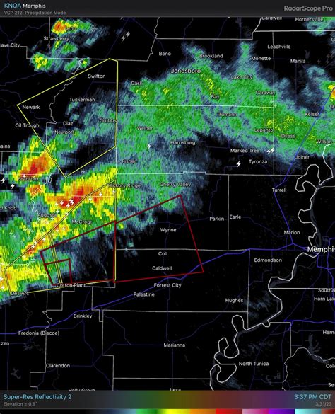 TORNADO WARNING for Cross and St Francis counties. Seek shelter now,, #arwx 4:14pm | By US ...