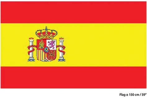 Vlag Spanje | Spaanse vlag 150x90cm | bol