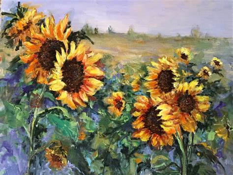 SUNFLOWER Painting,sunflower Print,sunflower Wall Decor,sunflower Wall ...