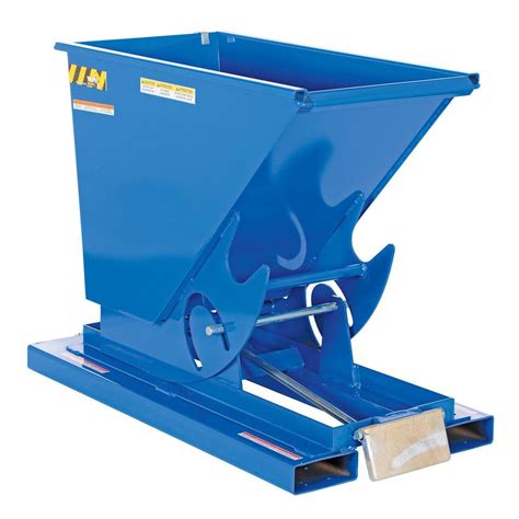 Vestil 2,000 lb. Capacity 0.33 cu. yd. Light-Duty Self-Dump Hopper-D-33 ...