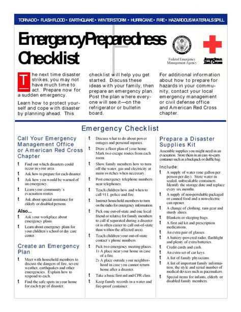 PS Emergency Preparedness Checklist (1)