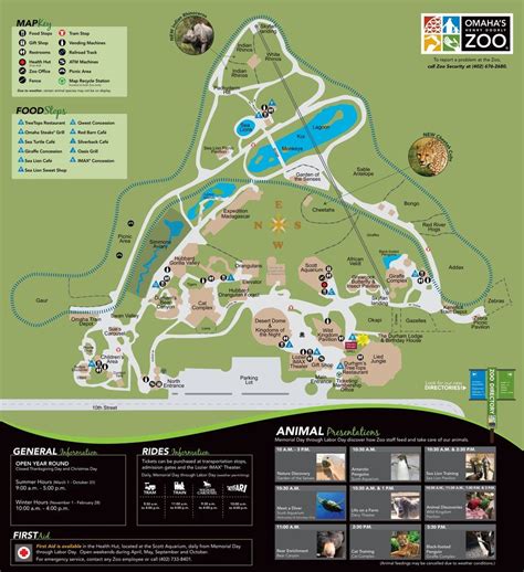 Omaha Henry Doorly Zoo - Maps - Maplets | Zoo map, Omaha zoo, Zoo