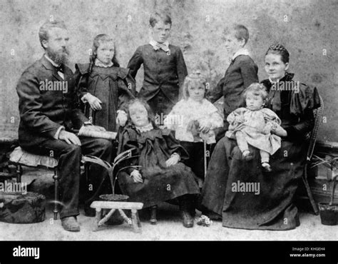 1 52108 Geissmann family, ca.1895 Stock Photo - Alamy