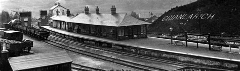 Tour Scotland: Old Photographs Railway Station Crianlarich Scotland