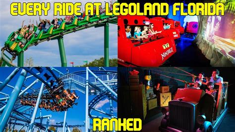 All Rides at Legoland Florida RANKED - YouTube