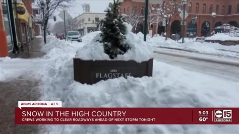 Even more snow expected for Flagstaff as new - One News Page VIDEO