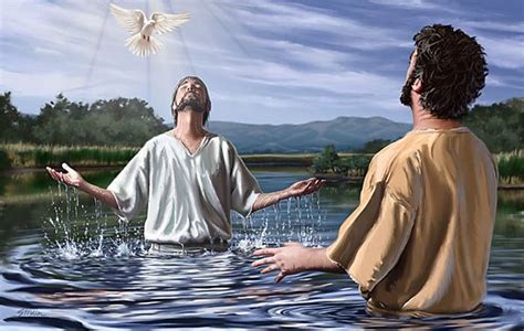 Jesus Baptism Art