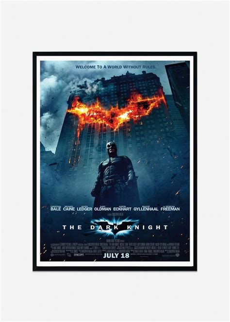 The Dark Knight Movie Poster - Etsy