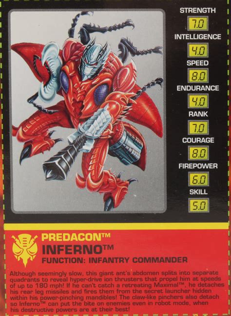 Mega Class Inferno (Transformers, Beast Wars, Predacon) | Transformerland.com - Collector's ...