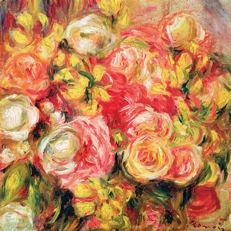 Pierre-Auguste Renoir's Roses Canvas Prints | Fine Art Canvas ...