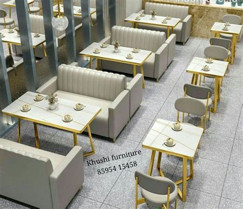 Restaurant sofa with center Table with chairsWe are manufacturer of all types of ...