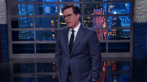 Stephen Colbert's Monologue Gets Declassified on The Late Show