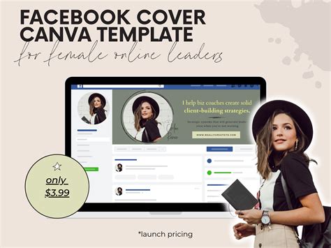 Facebook Cover Template, Canva Facebook Banner, Facebook Timeline, Facebook Group Template, Drag ...