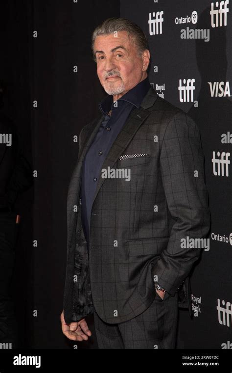 Toronto, Canada. 15th Sep, 2023. Sylvester Stallone attends the "In ...