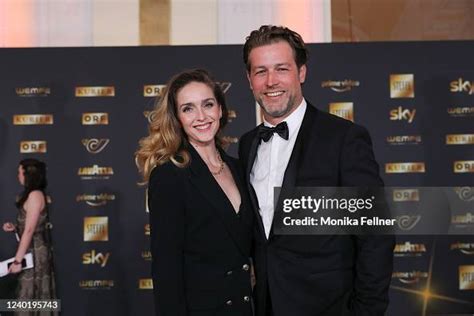 Julian Looman and his partner Annemieke van Dam attend the 33rd Romy ...