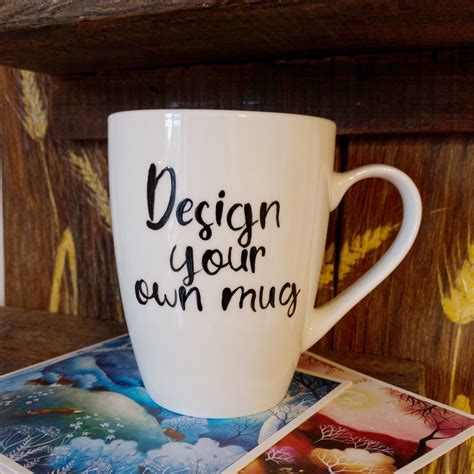 Design Your Own Mug Custom Text Mugs. Custom Coffee Mugs | Etsy