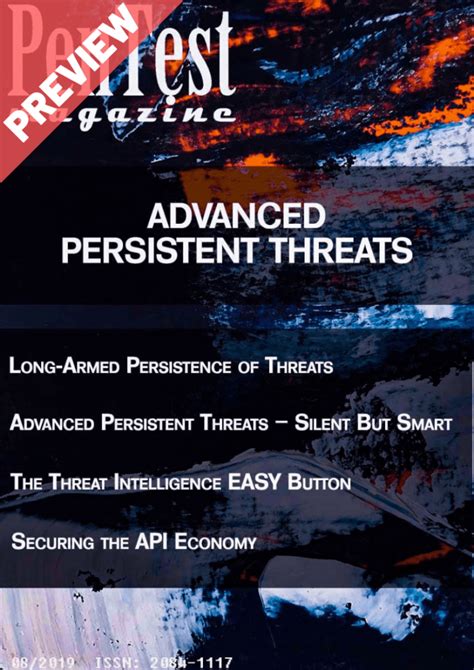 PREVIEW: Advanced Persistent Threats - Pentestmag