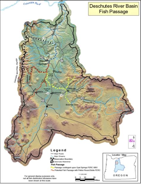 Deschutes river Map - Mike Putnam Photography