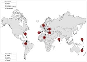 The World's Smallest Countries | Mappr