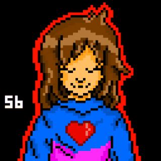 Undertale frisk [pixel art-gif] 43 | Undertale Español Amino