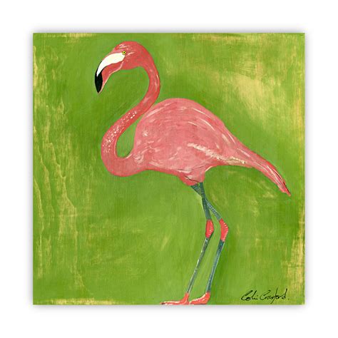 Flamingo | Canvas - Crawford Art Co