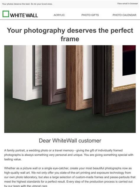 Whitewall UK: Handmade Frames for Your Most Beautiful Photographs | Milled