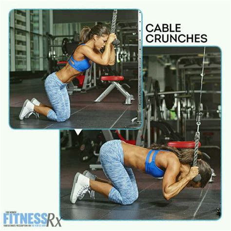 Cable Crunches by Roxxang Franklin - Exercise How-to - Skimble