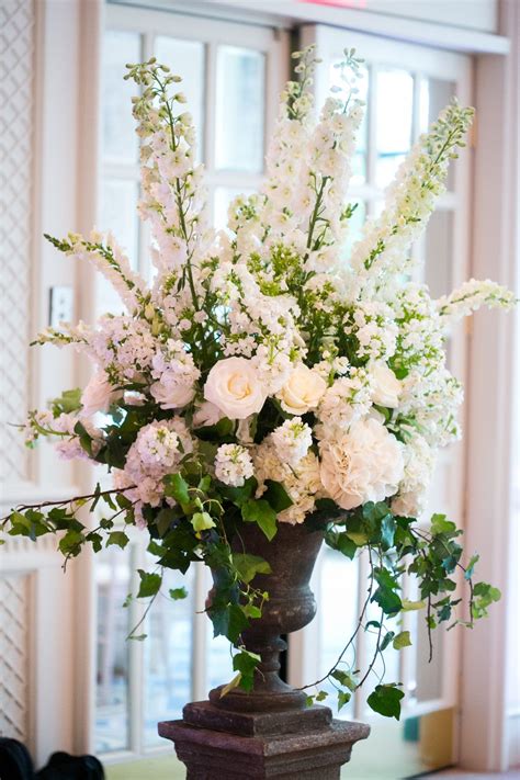 Boston Wedding at the Four Seasons | Large flower arrangements, Wedding ...