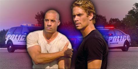 Vin Diesel and Paul Walker Bonded While Running From the Cops