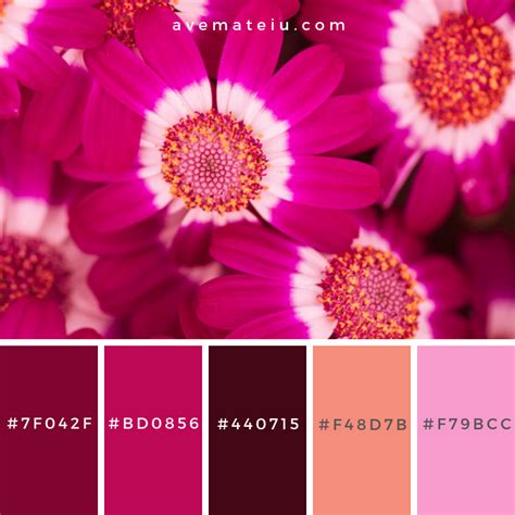 Beautiful fresh purple blossoms Color Palette #314 | Ave Mateiu | Color palette, Fall color ...