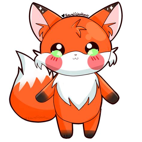 cute fox by kawaiicreationss on DeviantArt