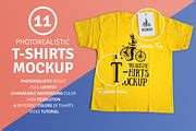 11 Photorealistic T-Shirt Mockup, a Shirt Mockup by GraphicHero