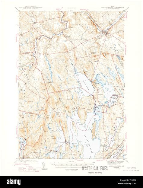 Norridgewock maine map hi-res stock photography and images - Alamy