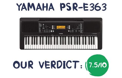 Yamaha PSR-E363 review: Should It Be Your First Keyboard?