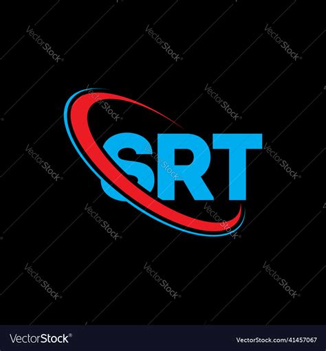 Srt logo letter design Royalty Free Vector Image