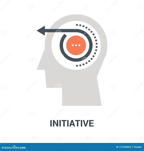 Initiative icon concept stock vector. Illustration of concept - 131336032