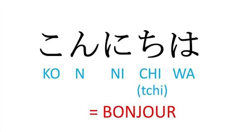 Cours de japonais bonjour en japonais konnichiwa – Artofit