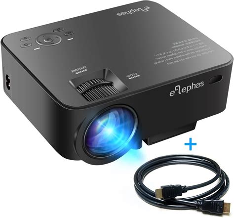 ELEPHAS T20/Projector 1500 Lumens LED Mini Projector: Amazon.co.uk ...