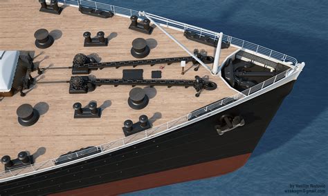 Vasilije Ristovic - RMS Titanic 3D model - WIP