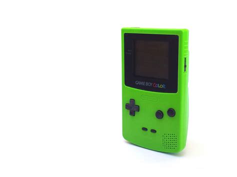 Green Nintendo Game Boy Color Free Stock Photo - Public Domain Pictures