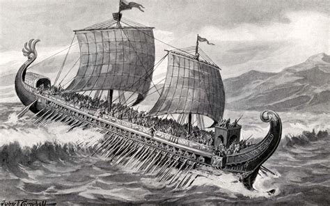 Warship - Greek, Trireme, Oar-Powered | Britannica