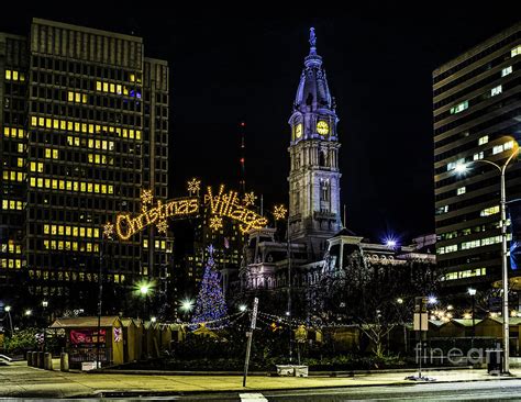 Christmas Village - Philadelphia Photograph by Nick Zelinsky Jr - Fine ...