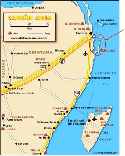 Map Of Area Around Cancun Mexico – Get Map Update