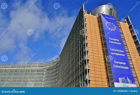 View of the Berlaymont Building Headquarters of the EU European ...