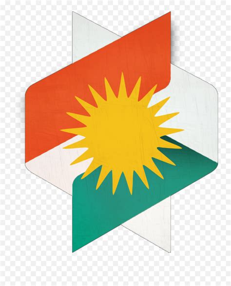 Kurdish Png Iraq Flag Kurdistan Sticker - Kurdistan Flag Logo Png Emoji ...