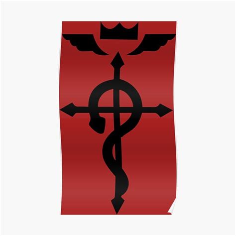 " FullMetal Alchemist Flamel Symbol" Poster for Sale by ellygator | Redbubble