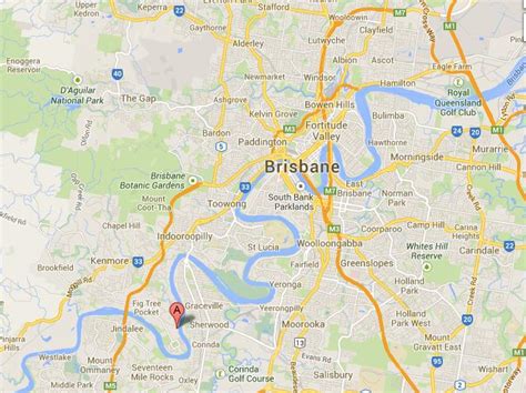 Lone Pine Koala Sanctuary on Map of Brisbane