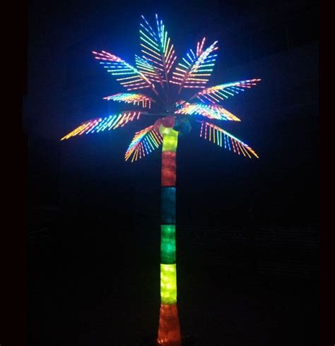 Outdoor Lighted Palm Tree - HMDCRTN